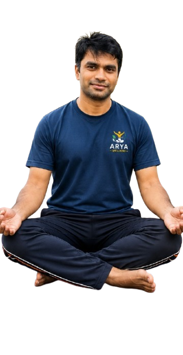 Sulakshan Arya, founder of Arya Wellness